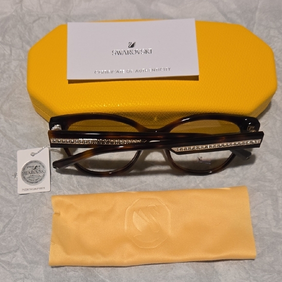 Swarovski Tortoiseshell Glasses Model SK 5392 052 main image 9